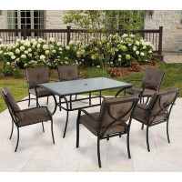Red Barrel Studio Swae 7 Piece Dining Set with Cushions