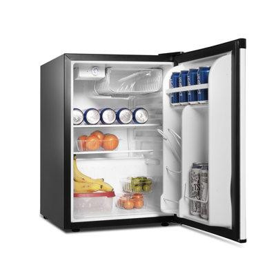 LUCKYREMORE 19.2" Top Freezer 2.6 cu. ft. Mini Fridge in Refrigerators
