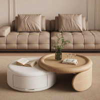 SUPROT Modern Simple Round Coffee Table Set
