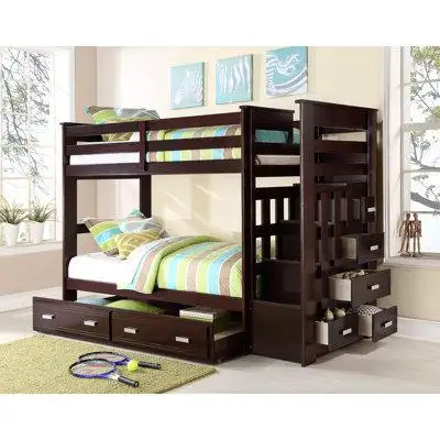 Wildon Home® Allentown Bunk Bed (Twin/Twin  And  Storage)