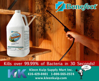 Water Damage and Mold Remediation, Decontamination, Disinfectant Products Benefect