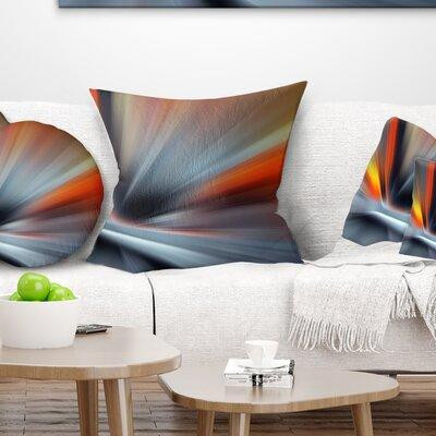 Made in Canada - The Twillery Co. Abstract Rays of Speed Large Lines Pillow in Bedding