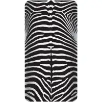 No Slip Mat by Versatraction Tapis de douche antidérapant à imprimé animal Zebra