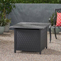 Arlmont & Co. Odonnell Aluminum Propane Fire Pit Table