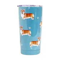 E&S Pets Beagle Serengeti 16 Oz. Stainless Steel, Vacuum Insulated Tumbler With Spill Proof Lid - 3D Print - Insulated T