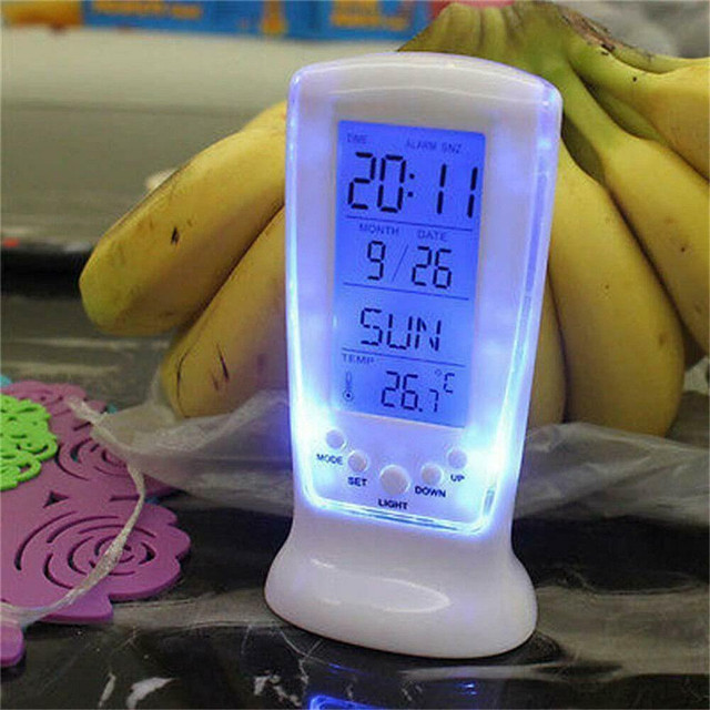 NEW DIGITAL TABLE ALARM CLOCK THERMOMETER CALANDER 622ACD in Other in Edmonton Area - Image 3