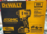 DEWALT 20V MAX ATOMIC Lithium-Ion Cordless Brushless Compact 1/4-in Driver with Battery, Charger - SEALED @MAAS_WIRELESS