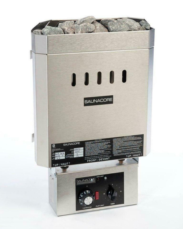 Sauna Heater -6.0 KW BSE Special Edition Stainless Steel - Mechanical Controller in Hot Tubs & Pools