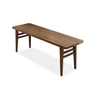 Lilac Garden Tools 94.49"nut-brown Rectangular Solid Wood desks