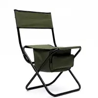 Arlmont & Co. Portable Folding Outdoor Chairs With Storage Bag, Camping, Picnic And Fishing Chairs Set Of 2