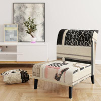 East Urban Home Paris Diva Shoes Painting - Fashion Upholstered Slipper Chair