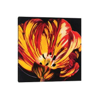 East Urban Home Red & Yellow Tulip - Wrapped Canvas Print