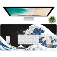Highland Dunes Extended Gaming Mouse Pad, Large Desk Pad, Computer Keyboard Mousepad, Waterproof Mouse Mat With Stitched