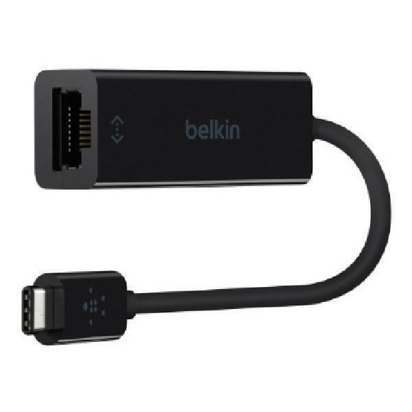 Belkin USB-C to Gigabit Ethernet Adapter - Black - F2CU040BTBLK in Networking in Québec - Image 2