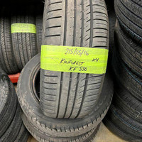 215 55 16 4 Kinforest Used A/S Tires With 75% Tread Left