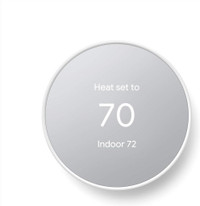 Google Nest Thermostat - Smart Thermostat - Snow