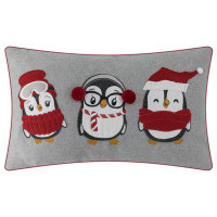 The Holiday Aisle® Lili Appliqued Polyester Pillow Cover