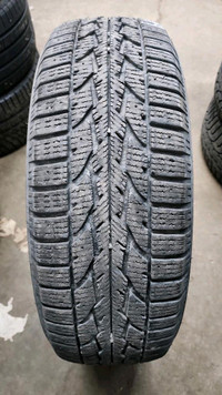 4 pneus dhiver P225/65R17 102S Firestone Winterforce 2 UV 42.5% dusure, mesure 6-8-6-8/32