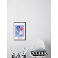 Red Barrel Studio ''Flower Market Portofino'' Framed Print