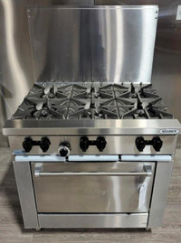 Garland X36-6R 6 Burner Range with Oven - Rent to Own $28 per week / 1 year rental