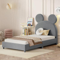 Harriet Bee Ibbe Twin Upholstered Standard Bed