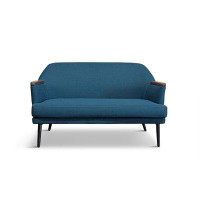 Corrigan Studio Cina Mid Century Modern Sofa, Azure