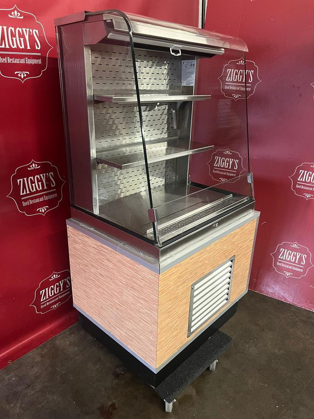 32” QBD open grab and go merchandiser cooler fridge for only $2695 ! MADE IN CANADA Can ship anywhere in Canada USA in Industrial Kitchen Supplies