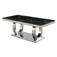 Everly Quinn Brodec 78.7" L Dining Table