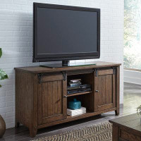 Loon Peak Janeiry Solid Wood TV Stand for TVs up to 65"