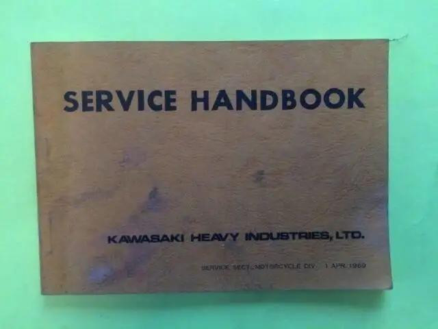1969 Kawasaki H1 A1 A7 W1 W2 Service Handbook in Motorcycle Parts & Accessories in Ontario