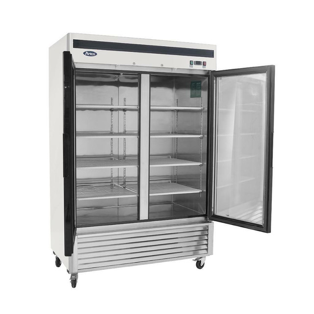 Atosa MCF8703GR 54 Inch Glass Door Freezer – Two Section Stainless Steel in Other Business & Industrial in Ontario