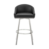 Everly Quinn Hillmont Swivel Extra Tall Stool