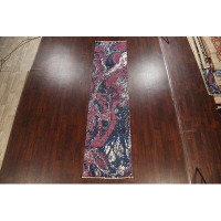 Rugsource One-of-a-Kind Hand-Knotted 3'0" X 12'3" Runner Area Rug in Multi