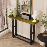 17 Stories Boquillas 39.37" Solid Wood Console Table