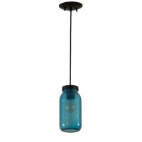 Rosecliff Heights Rosecliff Heights 657FA15001074C7B99613C2F600053F1 Restoration One Light Pendant from Mason Jar Collec