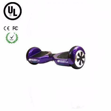 Easy People Two Wheel Bluetooth + Speakers Self Balancing Motorized Scooter hover Board Purple + UL, FC, CE Certificate in General Electronics