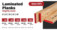 Laminated Planks - Save 35%