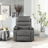 Ebern Designs 21"seat Width Electric Power Lift Recliner Chair Sofa 8 Point Vibration Massage And Lumber Heat