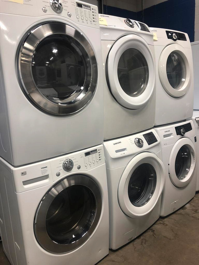 REFURBISHED WASHER DRYER STACKER SETS!! ONE YEAR FULL WARRANTY in Washers & Dryers in Edmonton Area - Image 2