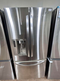 Econoplus - Magnifique réfrigérateur LG 3 portes inox remis a neuf !