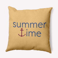 Breakwater Bay Summer Time Anchored Polyester Decorative Pillow Square