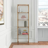 Willa Arlo™ Interiors Denholme 70.5" H x 20" W Iron Standard Bookcase