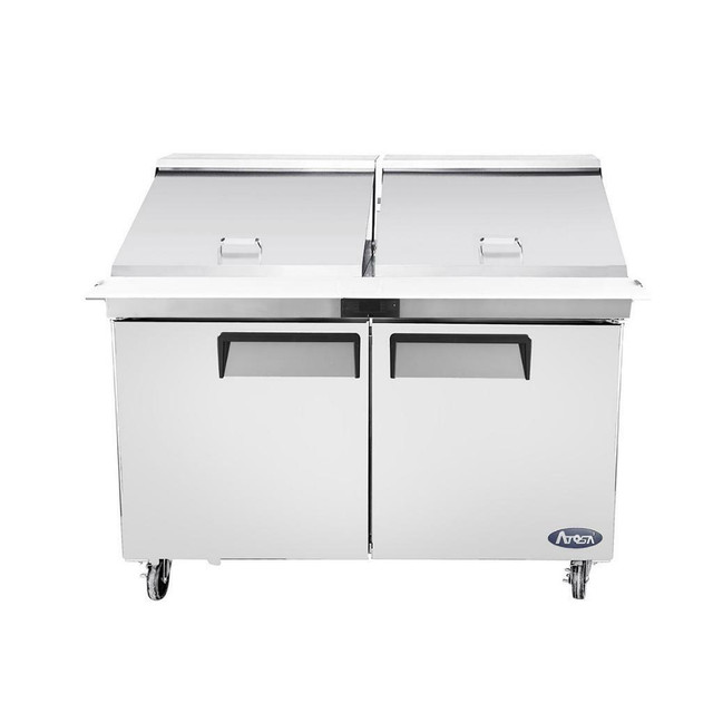 Atosa MSF8308GR 72 Inch Mega Top Refrigerated Sandwich / Salad Prep Table Stainless steel exterior &amp; interior in Other Business & Industrial in Ontario