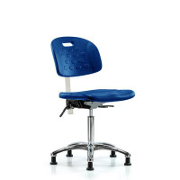 Inbox Zero Newport Industrial Polyurethane Clean Room Chair - Medium Bench Height