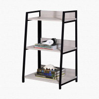 Latitude Run® Bookshelf (5-Tier, 16"L), Natural & Black