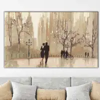 Winston Porter 'An Evening Out Neutral' - Print on Canvas