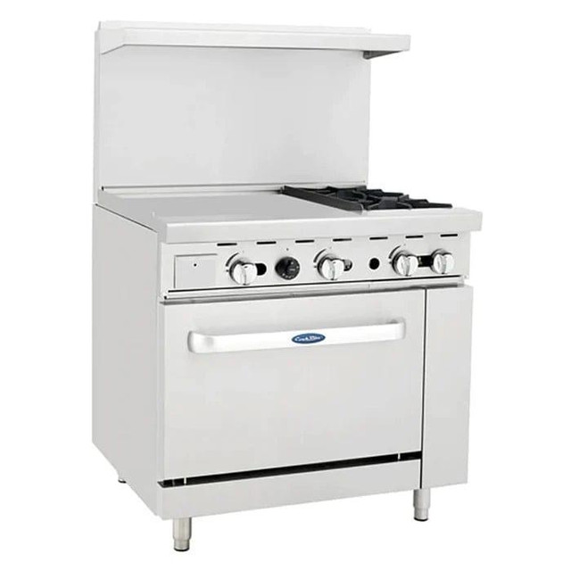 Atosa 36 Natural Gas/Propane 2 Burners + 24 Griddle Stove Top Range in Other Business & Industrial