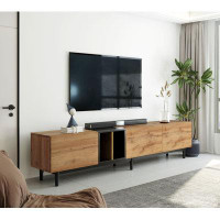 Millwood Pines Tv Stand With 3 Doors