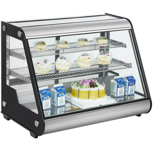 Brand New Counter Top 35 Angled Glass Refrigerated Pastry Display Case in Other Business & Industrial - Image 2