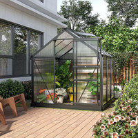 Greenhouse 190L x 192W x 201Hcm Grey